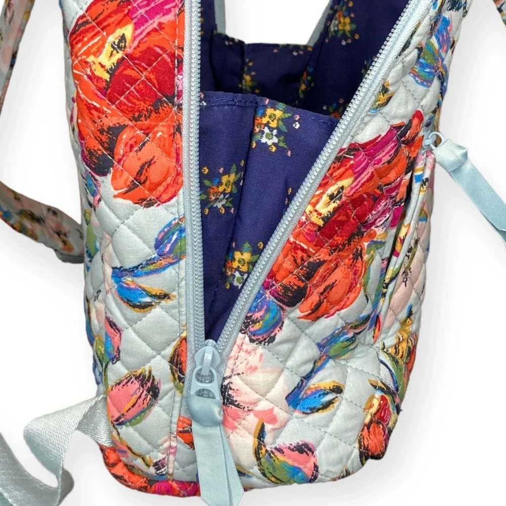Vera Bradley Mini Totepack in Cotton Sea Air Floral Quilted